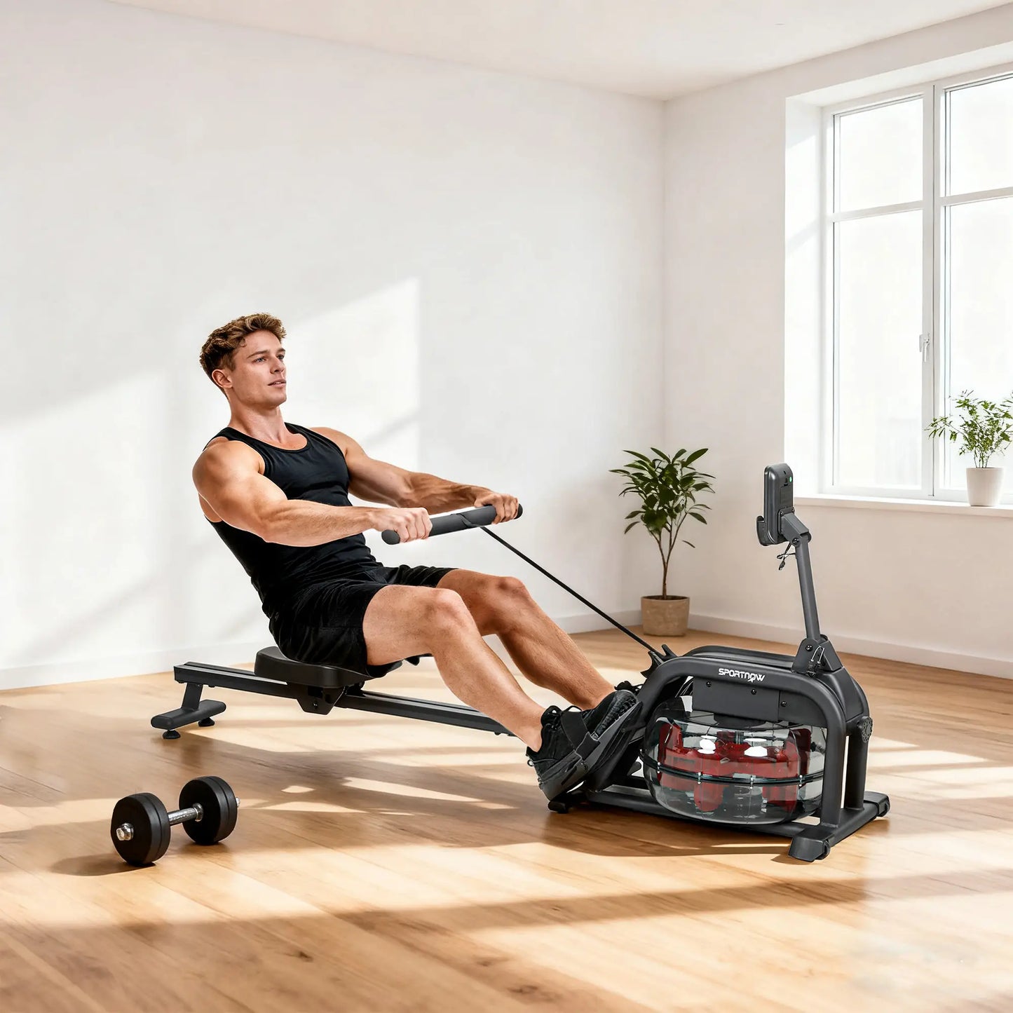 AquaElite ProS+ Rameur à eau d'appartement 11L